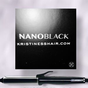 NWT Kristin Ess NanoBlack Curling Iron (1.25”) in its gorgeous box